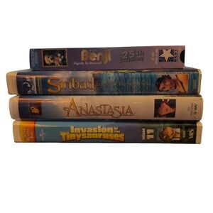 Bundle Of 4 Kids VHS Tapes